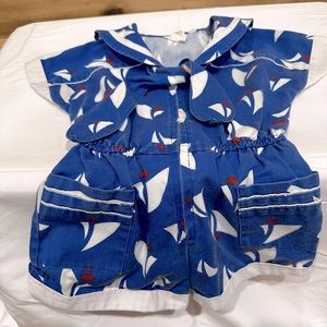 Vintage 80's Girl's Sugartime Romper, Size 5.
